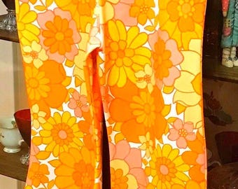 Groovy Floral Baby and Toddler Bell Bottoms