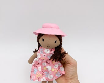 布製 女の子お手製人形 布人形、手作り、1歳の女の子へのギフト、布人形、手作り人形
