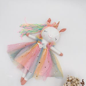 Regalo di compleanno unicorno arcobaleno - Peluche morbidi fatti a mano - Cesti pasquali - Regalo per bambini