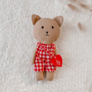 DEEP DISCOUNT Bear teddy doll with removable outfit Handmade Christmas gift for children image 4