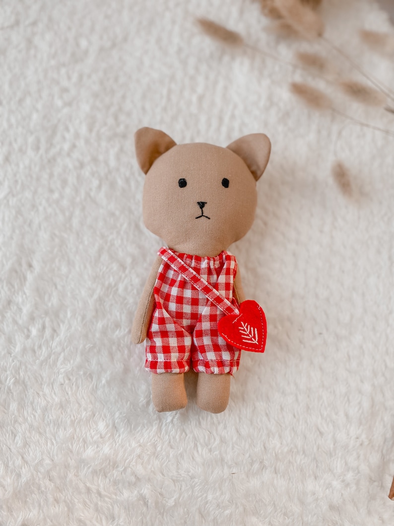 DEEP DISCOUNT Bear teddy doll with removable outfit Handmade Christmas gift for children image 4