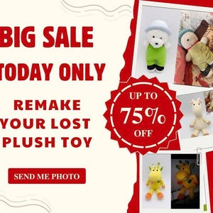 Custom replica plushies, Recreating your beloved original toys, Repairing old stuffed animals, Handmade and Unique designed