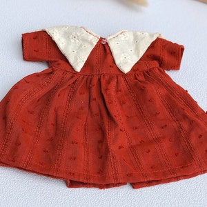 Babydoll dress for stuffed animals and doll Handmade clothes for children Gift for girl image 1