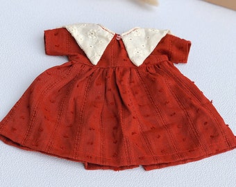 Babydoll dress for stuffed animals and doll - Handmade clothes for children - Gift for girl