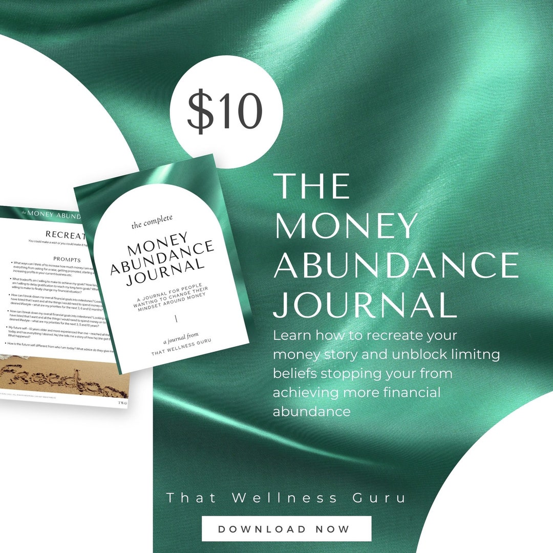 The Abundant Money Journal printable - Etsy