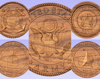 Seals for branches of the US Military