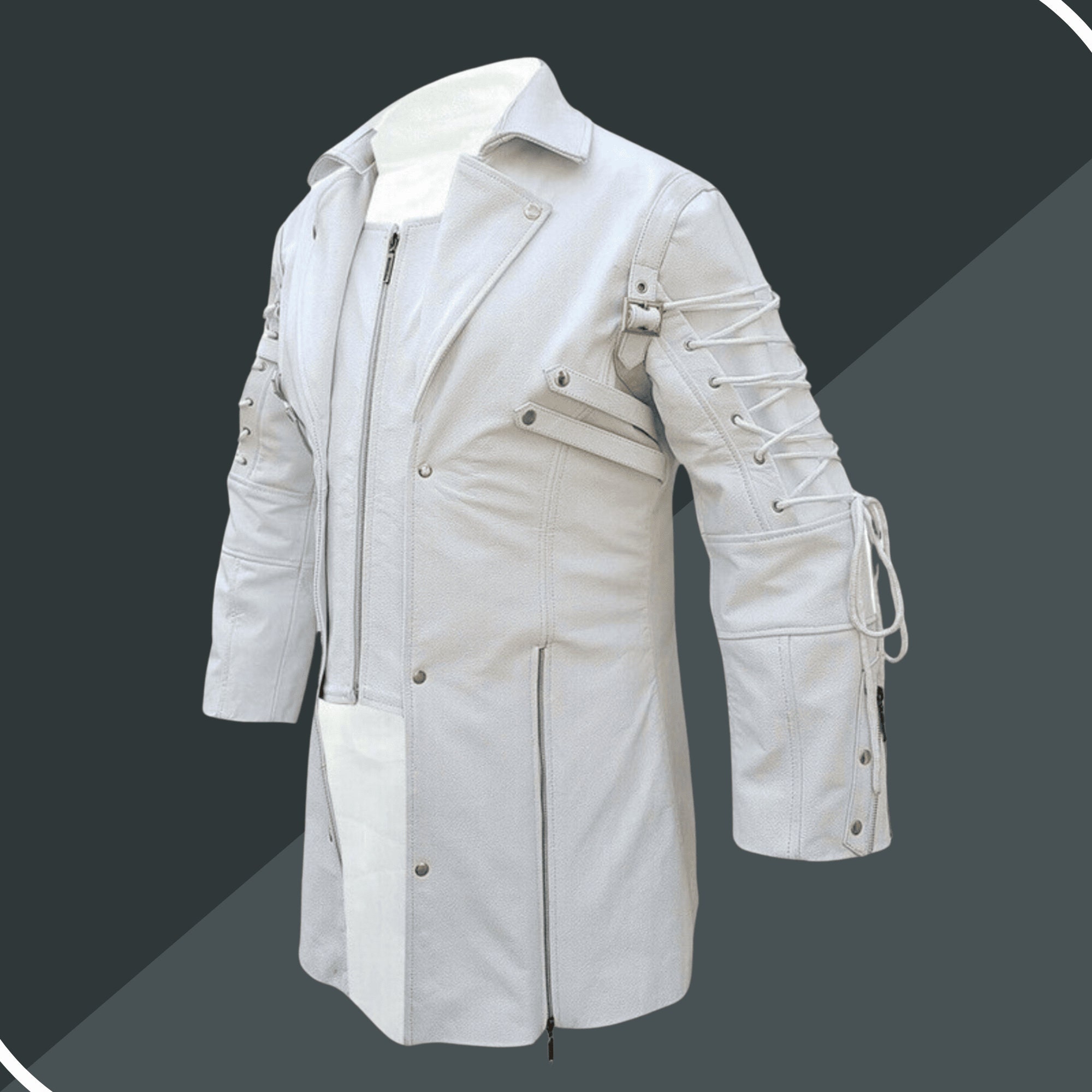 Men White Trench Coat Etsy Singapore