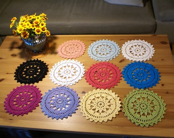 Decorative doilies, crochet doilies, decoration