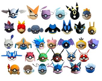 Pocket Monster Balls Collectibles 3D Printed