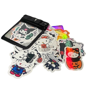 Hello-Kitty Holographic Halloween Sticker Pack of 30