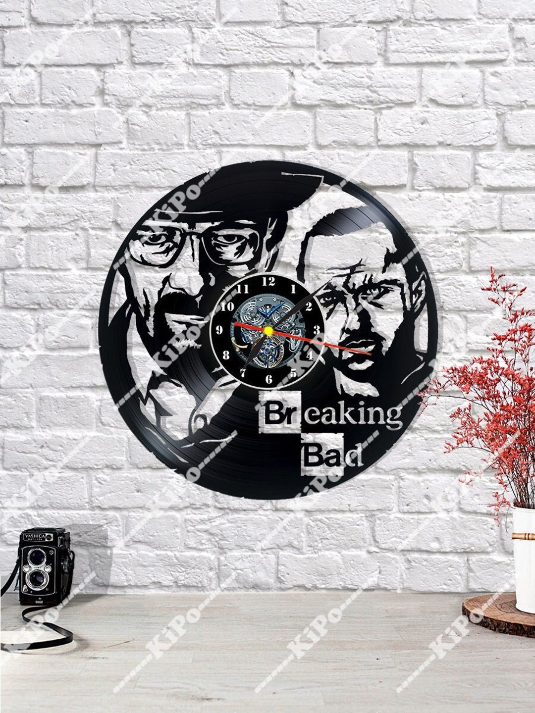Breaking Badbreaking Bad Clockbreaking Bad Vinyl Etsy