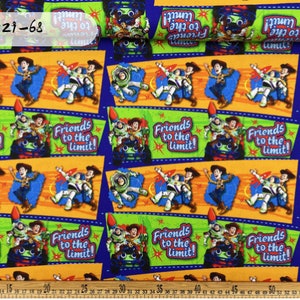Toy Story Fabric Woody Buzz Lightyear Fabric Cartoon Canvas Fabric By The Half Yard
