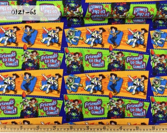 Toy Story Fabric Woody Buzz Lightyear Fabric Cartoon Canvas Fabric By The Half Yard