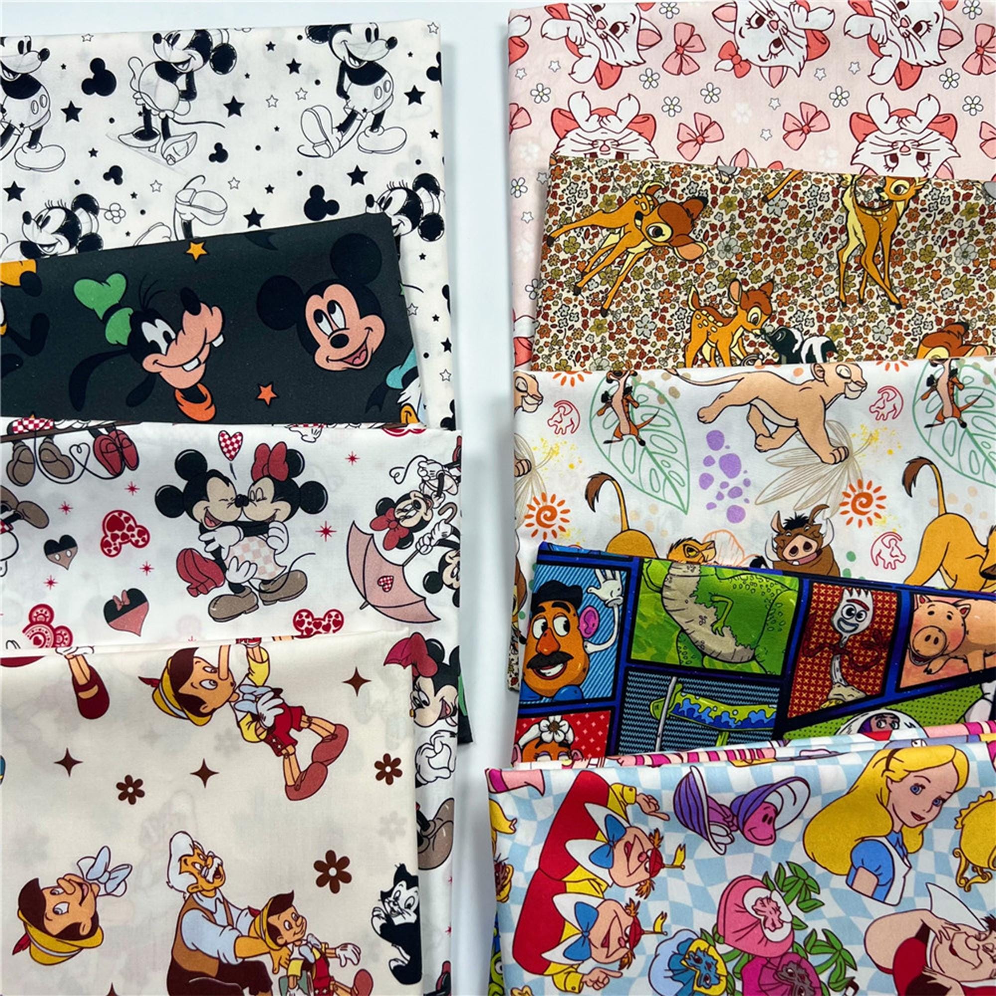 Disney Classic Animation Character Fabric, Sold by 1/2 Yard, 100% ...