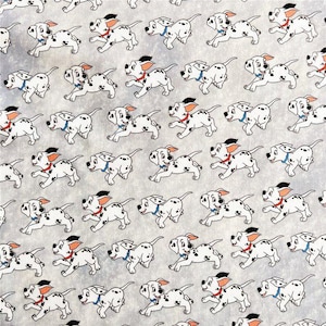 Disney 101 Dalmatians Fabric 100% Cotton Cartoon Cotton Fabric By The Half Yard