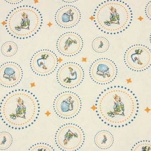 Peter Rabbit Fabric Beatrix Potter Fabric 100% Cotton Cartoon Cotton Fabric By The Half Yard