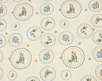 Peter Rabbit Fabric Beatrix Potter Fabric 100% Cotton Cartoon Cotton Fabric By The Half Yard