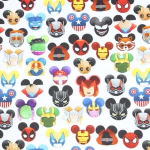 Disney Stof Cartoon Mickey Minnie Mouse Superheld stof 100% katoen cartoon katoen stof door de halve yard