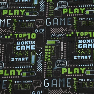 Videospiel- Controller Stoff Gamepad Stoff 100% Baumwolle Cartoon Baumwollstoff halber Hof