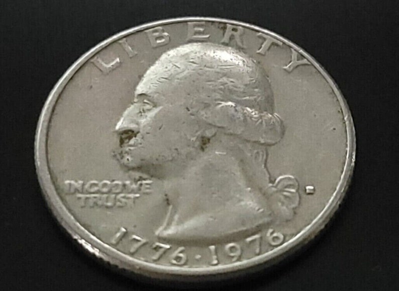 Rare Error 17761976 Bicentennial Quarter Filled D Mint Etsy