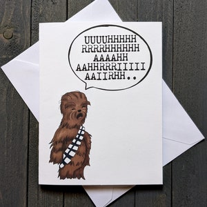 Carte d'anniversaire Star Wars !