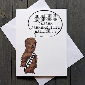 ¡Tarjeta de aniversario de Star Wars! - Copia digital