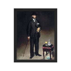 Retrato de Theodore Duret (1868) Reproducción Cartel enmarcado por Edouard Manet