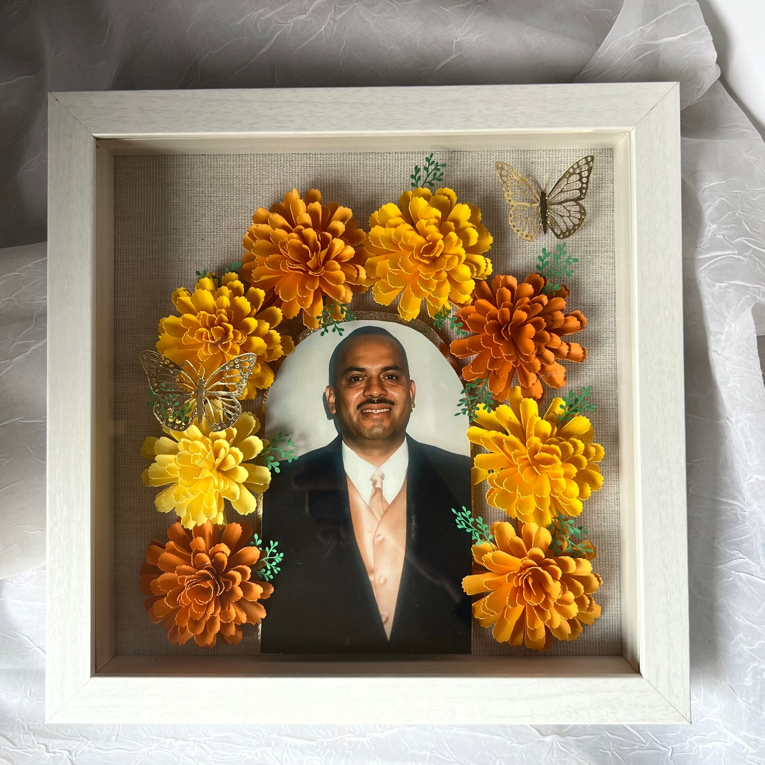 Ofrenda Paper Marigold Flowers Etsy