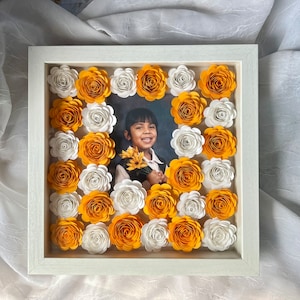 Custom shadow box, Personalized memorial gift, birthday gift