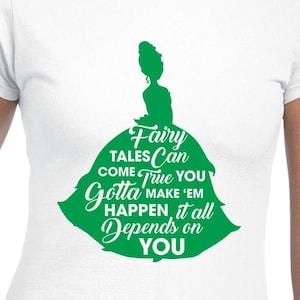 Fairy Tales Can Come True… Cut Files | Cricut | Silhouette Cameo | Svg | Digital Files | PDF | Eps | DXF | PnG | The Princess And The Frog