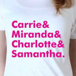 Sex And The City Names Digital Cut Files | Cricut | Silhouette Cameo | Svg | Digital Files | PDF | Eps | DXF | PnG | Sex And The City