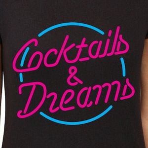 Cocktails & Dreams File di taglio / Cricut / Silhouette Cameo / Svg / File digitali / PDF / Eps / DXF / PnG / Cocktail