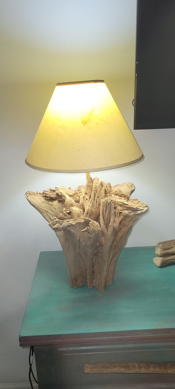 Cactus Wood Table Lamp Etsy Australia