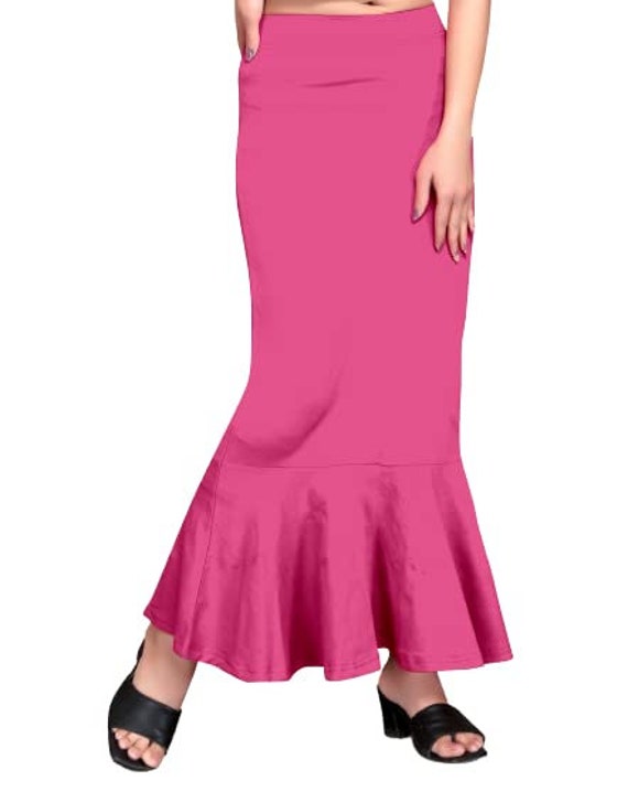Saree Shapewear Petticoat for Women, Inskirt Saree Petticoats- Yellow