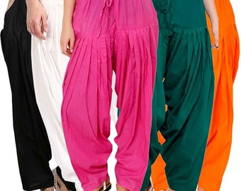 Women Cotton Salwar Bottom Wear Pants Loose Fit Dress For Yoga Salwar For Kurti Daily Wear Pant