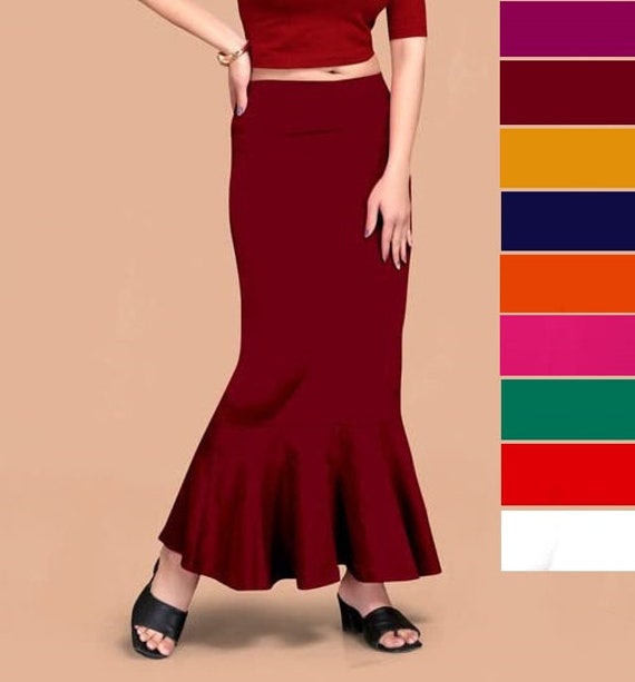 Saree Shape Wear Petticoat Women Bottom Wear Casual Flare Inskirt