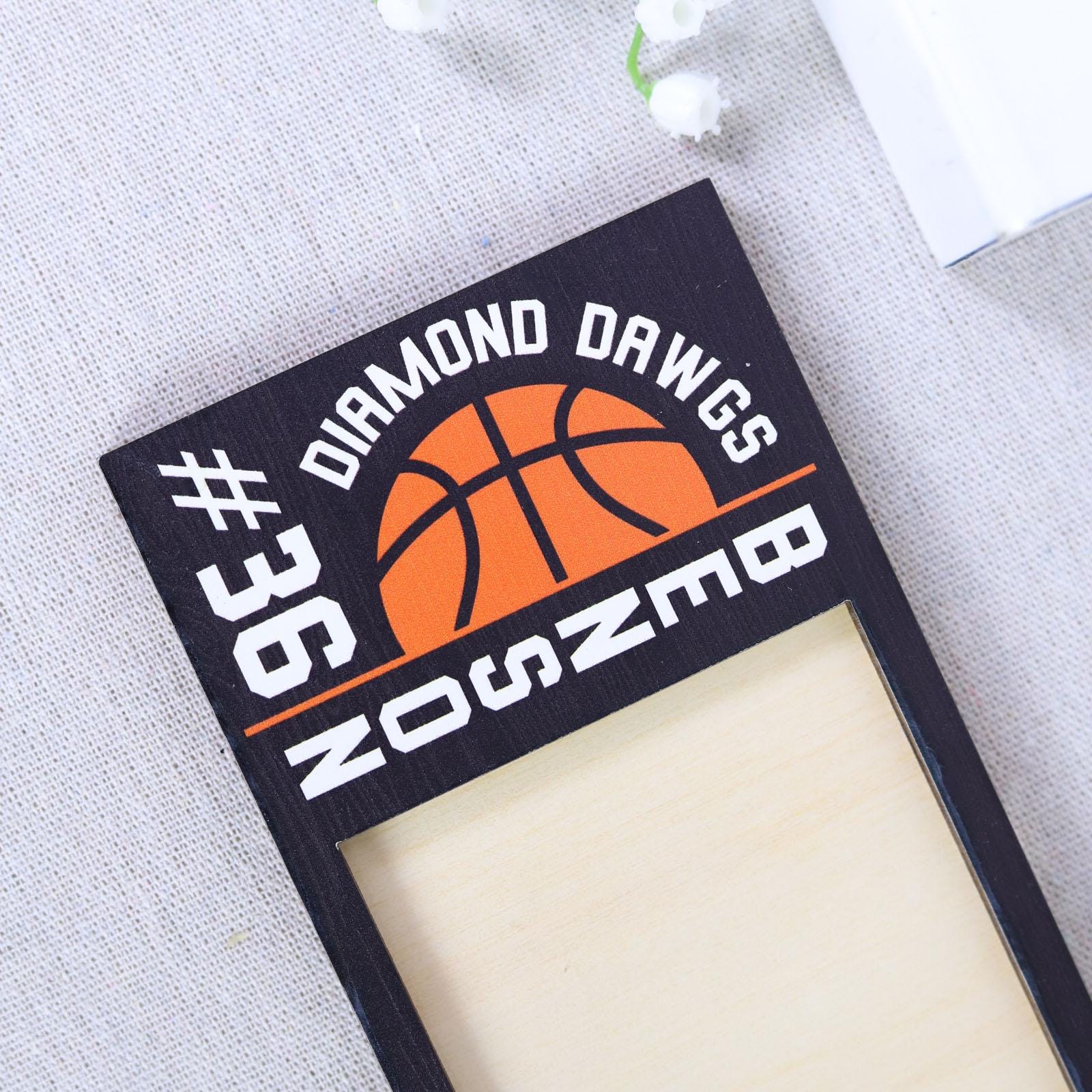 Personalized Basketball Photo Frame, Custom Player Name and Number ...