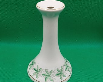 VINTAGE  Candleholder- Porcelain Candlestick- Hungarian  Aquincum Porcelain- Rare- Handpainted- From 1960s