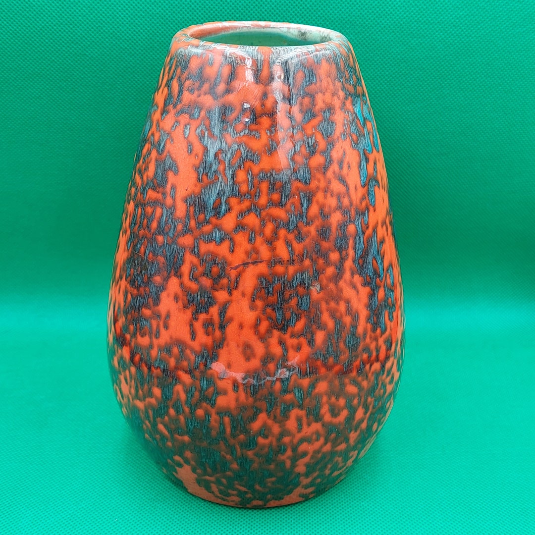 Vintage Ceramic Vase Ceramic Flower Vase Hungarian Iparművész Ceramic