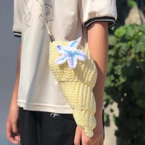 Gehaakte crossbodytas met schelpen – Handgemaakte strandtas met zeester