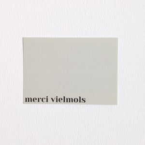 Merci vielmols alemannisch Grußkarte Postkarte