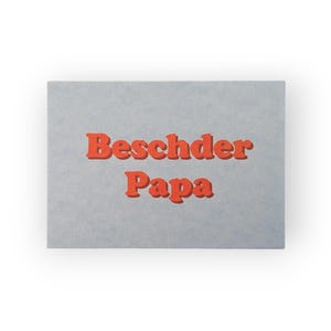 Postkarte Vatertag Papa alemannisch