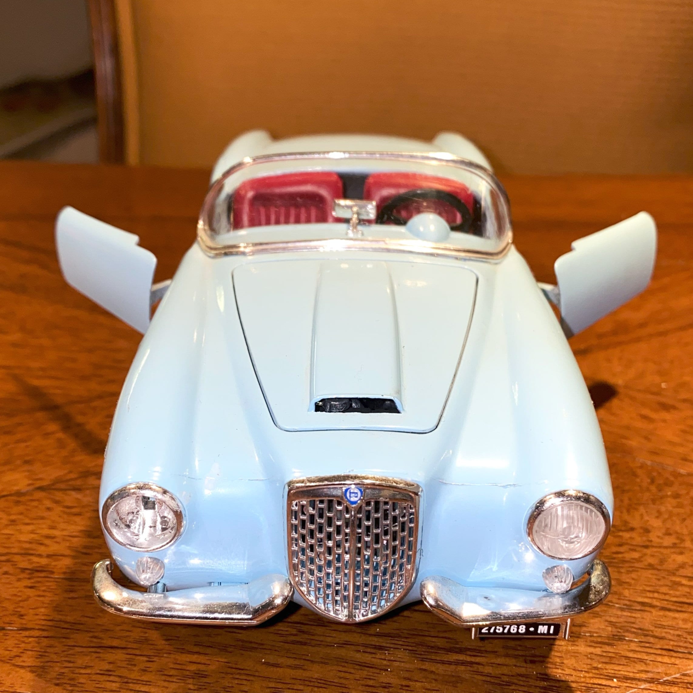 Bburago Lancia Aurelia B24 Spider 1955 Baby Blue モデルカー 1/18