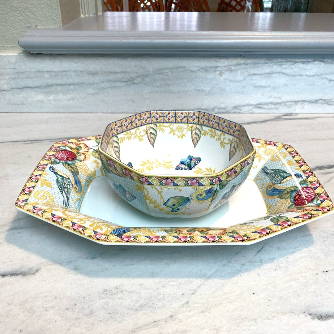 Spode プレート セット 茶 フルール 【公式通販】