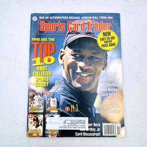 Vintage Sports Card Trader, december 1994, nummer 56 Michael Jordan omslag