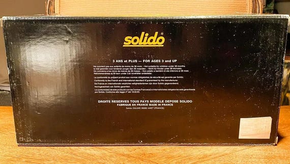 FORD V8 de 1936 CITERNE SHELL o 1/19 no 1/18 SOLIDO voiture miniature