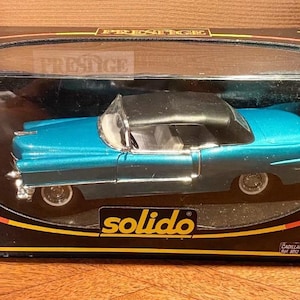 Prestige Solido 1955 Aqua Green Cadillac Eldorado Convertible 1:21.5 Scale Ref. 8012