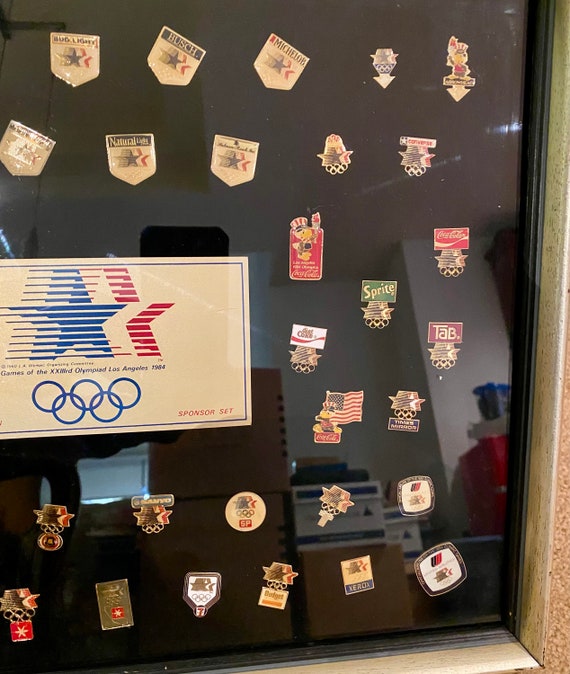 Vtg 1984 Olympics Complete Sponsor Pins Collectio… - image 5