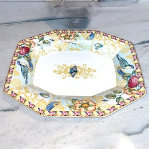 Prato de porcelana Spode vintage feito na Inglaterra