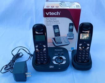 Sistema inalámbrico de dos terminales Vtech con identificador de llamadas y función de llamada en espera (CS6419-2)